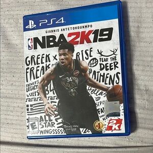 NBA 19 PS4 Game - Blue Case